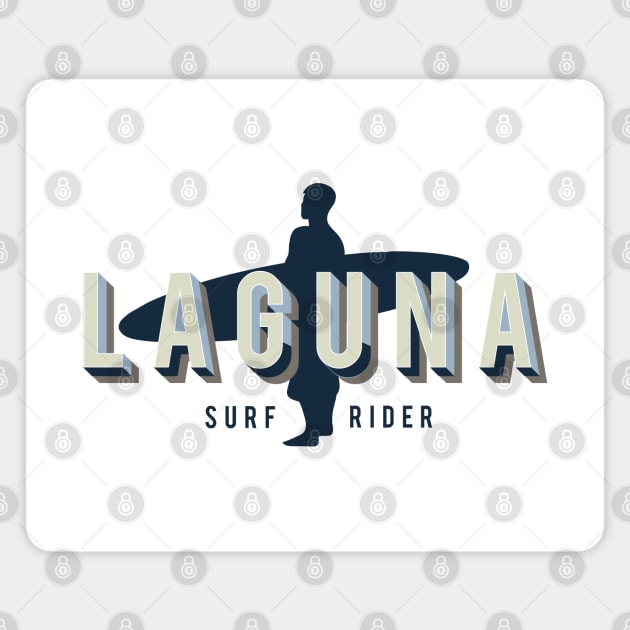 Laguna Surf Rider Magnet by RachelLaBianca